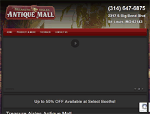 Tablet Screenshot of maplewoodantiquemall.com